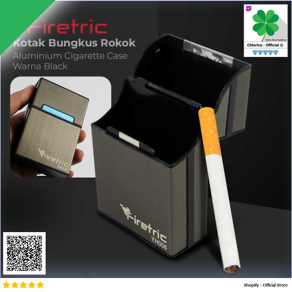 Firetric Kotak Bungkus Rokok Elegan Aluminium Cigarette Case YH006