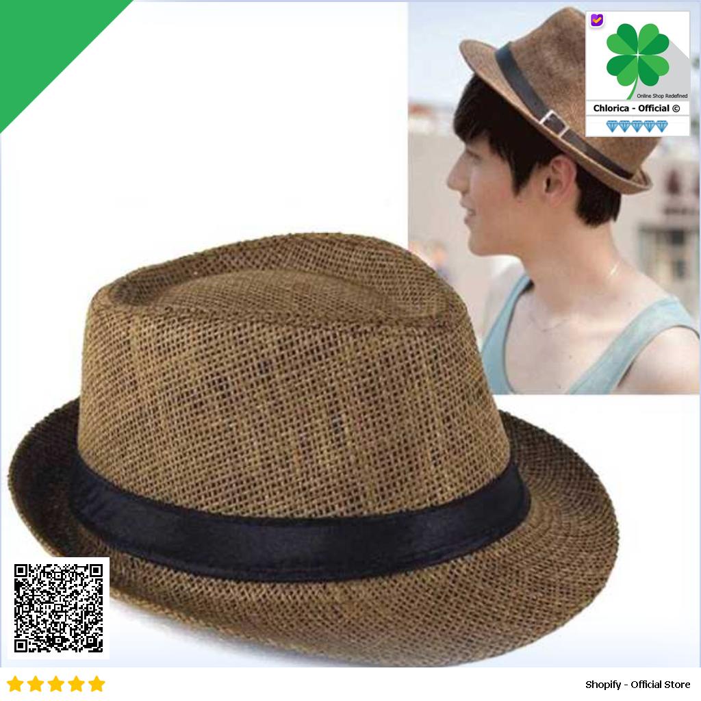 Yingrui Topi Fedora Unisex Laken Hat Jazz Classic Vintage M 38