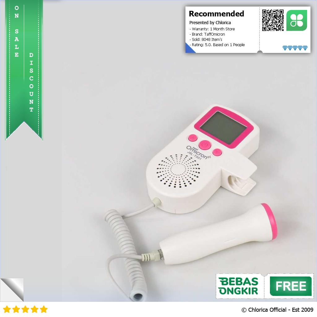 TaffOmicron Deteksi Jantung Janin Bayi Fetal Doppler JSL T501