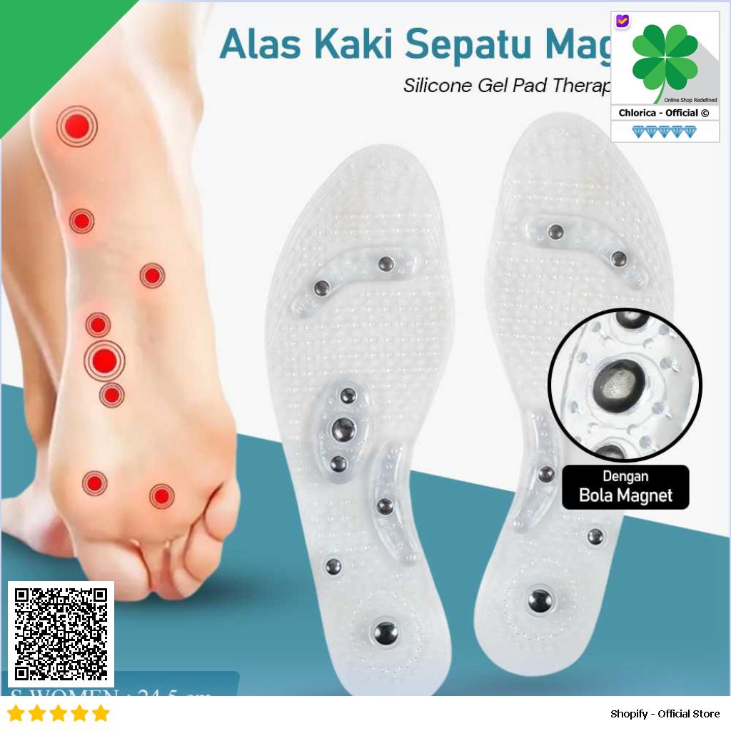 Sunvo Insole Sepatu Alas Kaki Orthopedic Magnetic Silicone Gel Pad Sn18