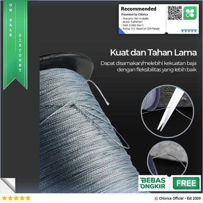 TaffSPORT Senar Benang Tali Pancing Extreme Braid FM PEL