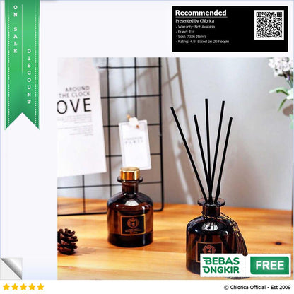 ZUOHE Didi Pengharum Ruangan Reed Diffuser with Rattan Sticks 50 ml DF 167