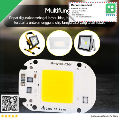 Arcomm Chip LED Lampu COB Floodlight Spotlight 220V