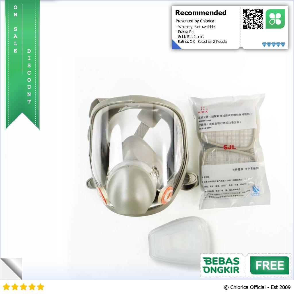 SAFURANCE Masker Gas Respirator Full Face N95 No.7