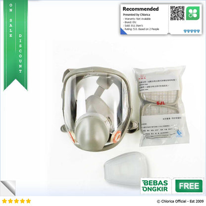 SAFURANCE Masker Gas Respirator Full Face N95 No.7