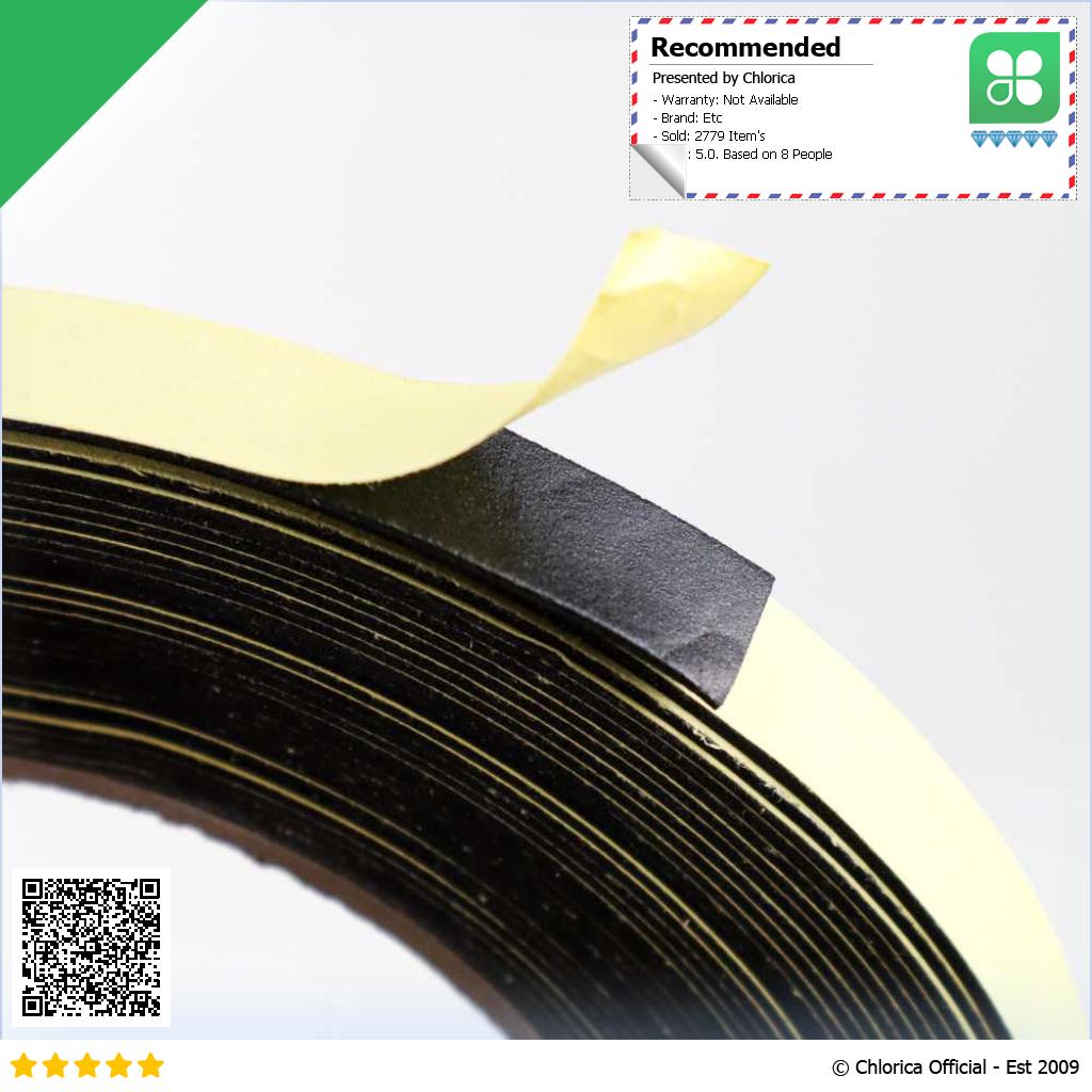 VENSTPOW Lis Strip Pintu Door Foam Sponge Rubber Seal 10M KK 062