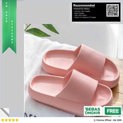 Rhodey Snugee Sandal Rumah Anti Slip Slipper EVA Soft Unisex