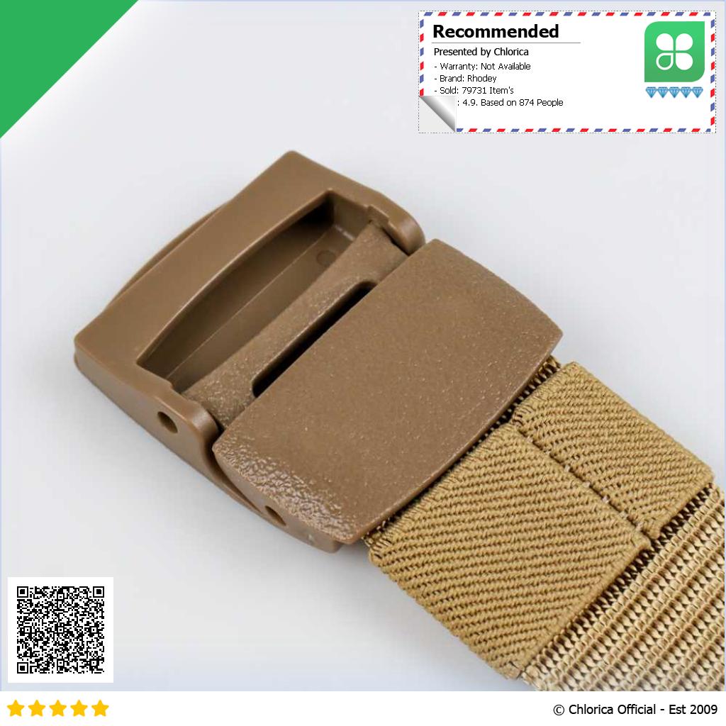 Rhodey Tali Ikat Pinggang Pria Anti Xray Plastik Automatic Buckle 899