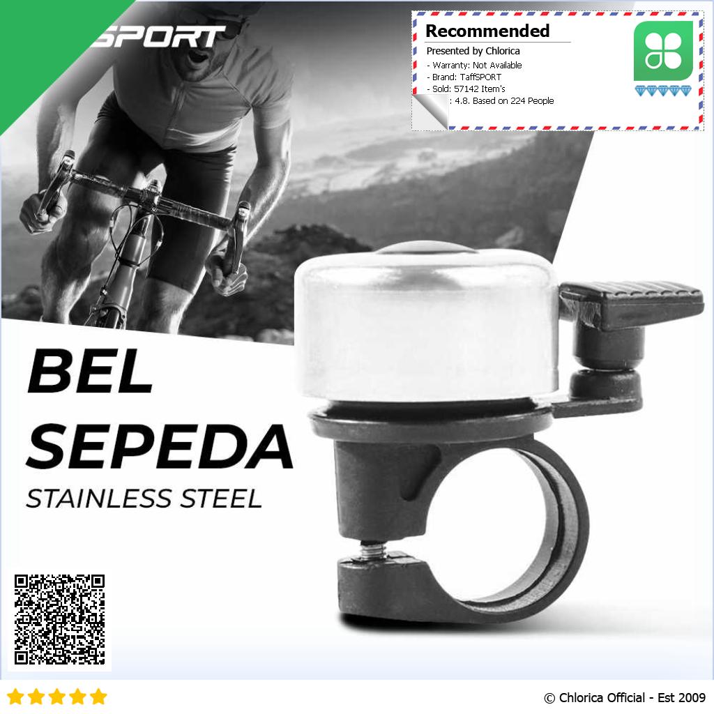 TaffSPORT Bel Sepeda Stainless Steel Safety Cycling Horn CQC