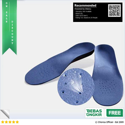 Insole Sepatu Alas Kaki Orthopedic EVA Flatfoot Massage E003