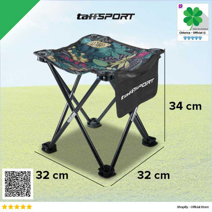 TaffSPORT Kursi Lipat Outdoor Mancing Camping Portable 32 x 32 x 34cm A149