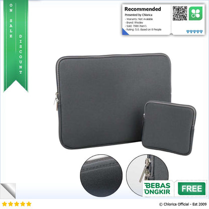 Rhodey Sleeve Case Laptop Universal Protective Bag Neoprene with Pouch AK03