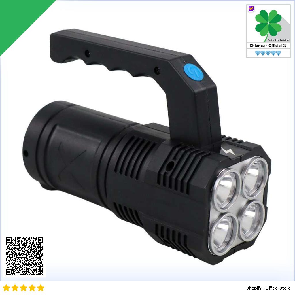 TaffLED Senter Darurat Flashlight Rechargeable LED and COB 1200mAh SL16