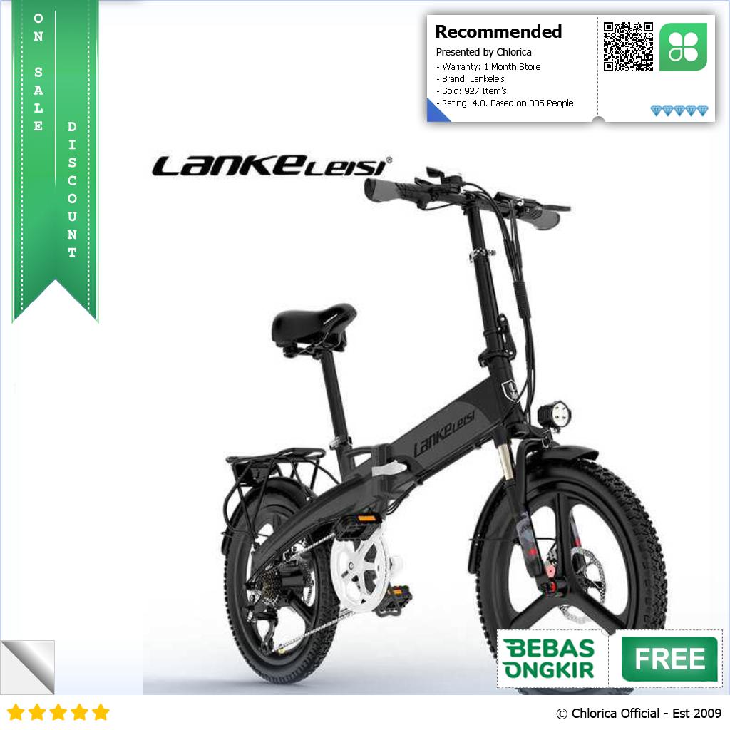 Lankeleisi Sepeda Listrik Lipat Folding Bike Luxury Edition 48V 10.4Ah G660