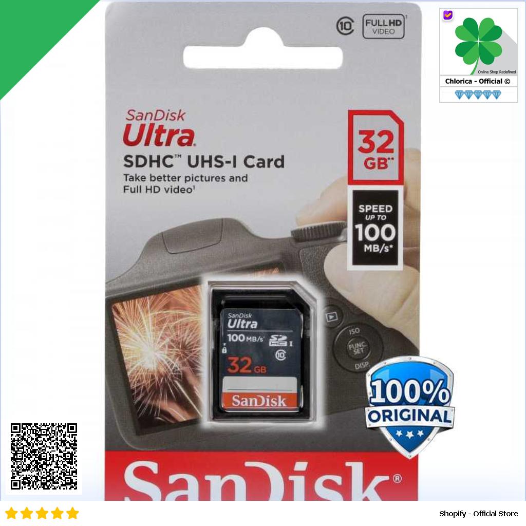 SanDisk Ultra SDHC XC UHS I Card Class 10 100MB s SDSDUNR GN3IN