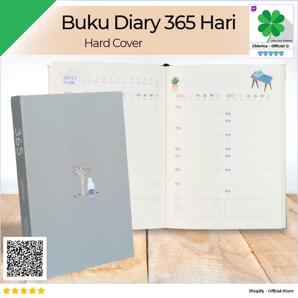 DingDongTu Buku Diary 365 Hari Daily Journal Hard Cover 128 Pages DDT 4083 32