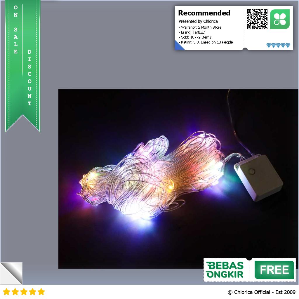 TaffLED Lampu Hias Jaring String Lights Decoration EU Plug EK 04