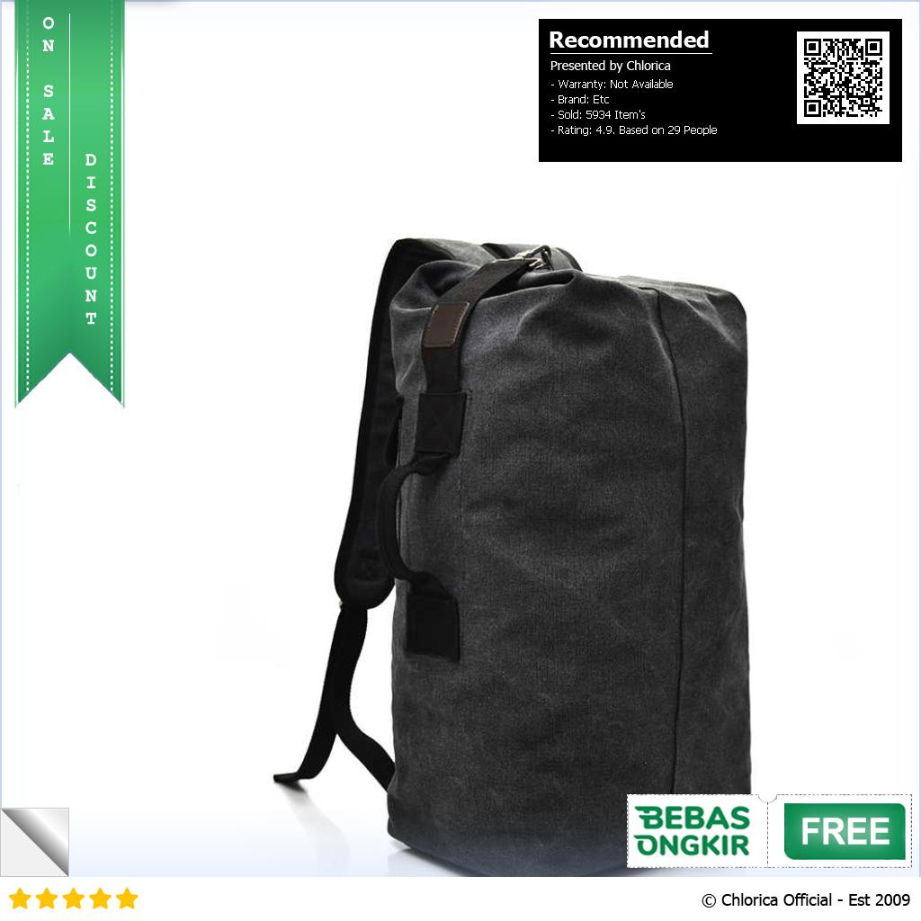 DING XIN CLAN Tas Ransel Travel Kanvas DX170