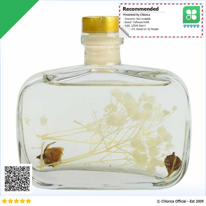 Taffware HUMI Pengharum Ruangan Reed Diffuser with Cotton Sticks 100ml DF 200