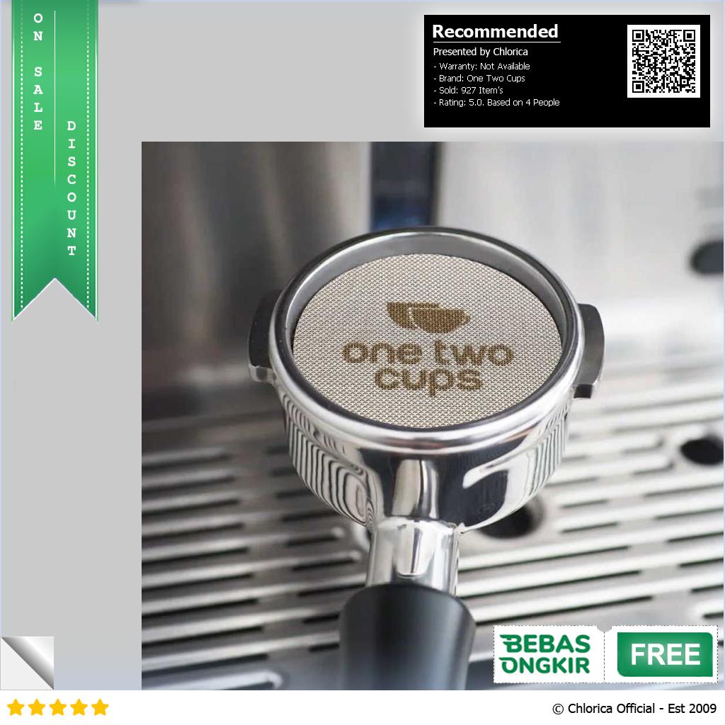 One Two Cups Puck Screen Portafilter Espresso Machine 150m SUS3