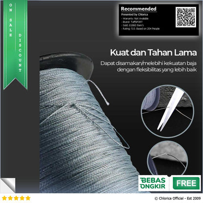 TaffSPORT Senar Benang Tali Pancing Extreme Braid FM PEL