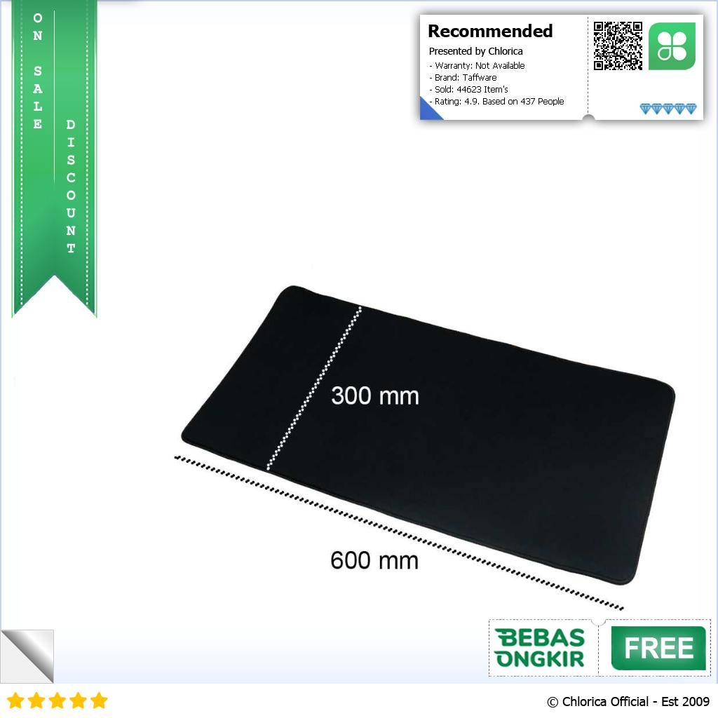 Taffware Gaming Mouse Pad Rubber XL Desk Mat Polos MP001