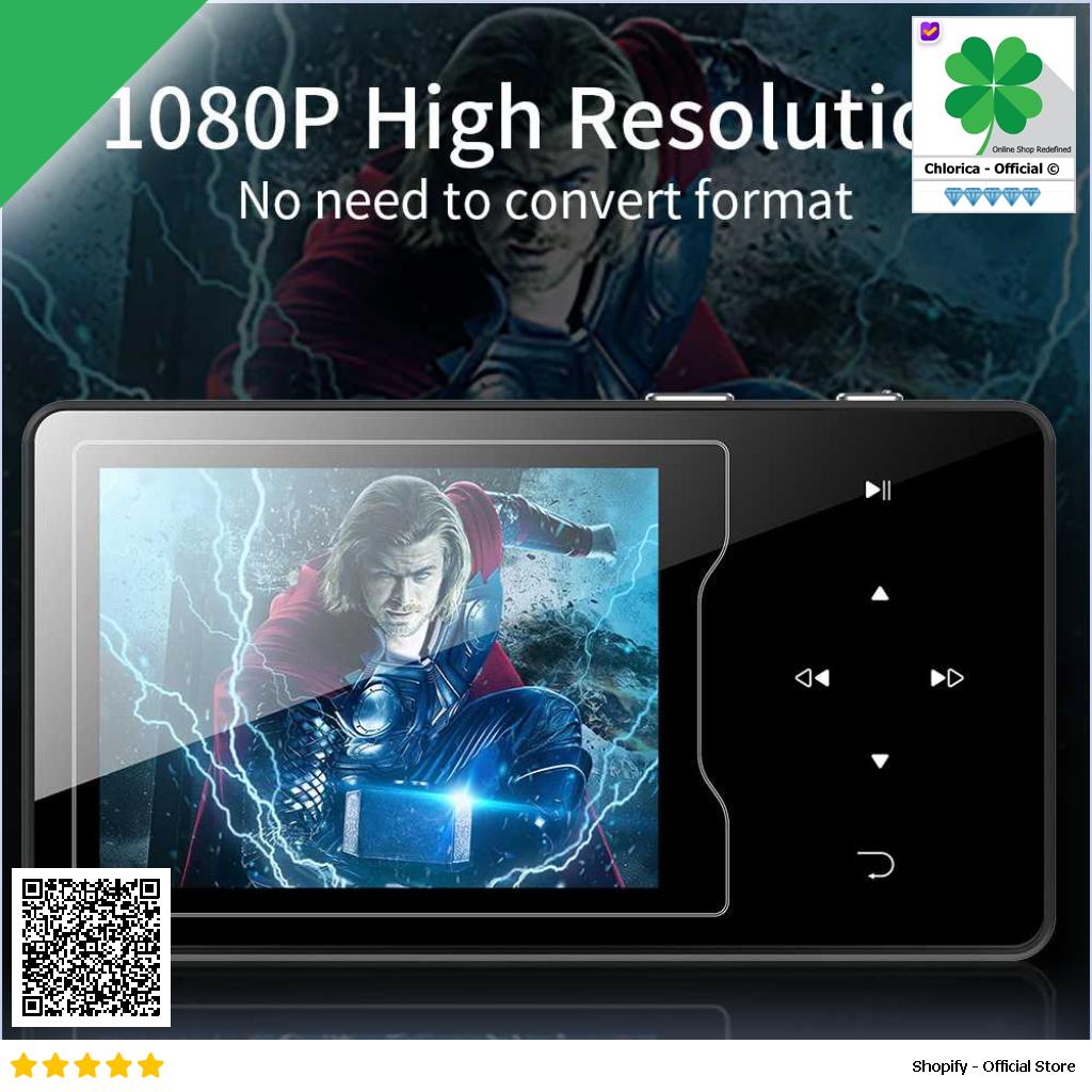 RUIZU HiFi DAP MP3 Player 2.4 Inch Screen 8GB D08