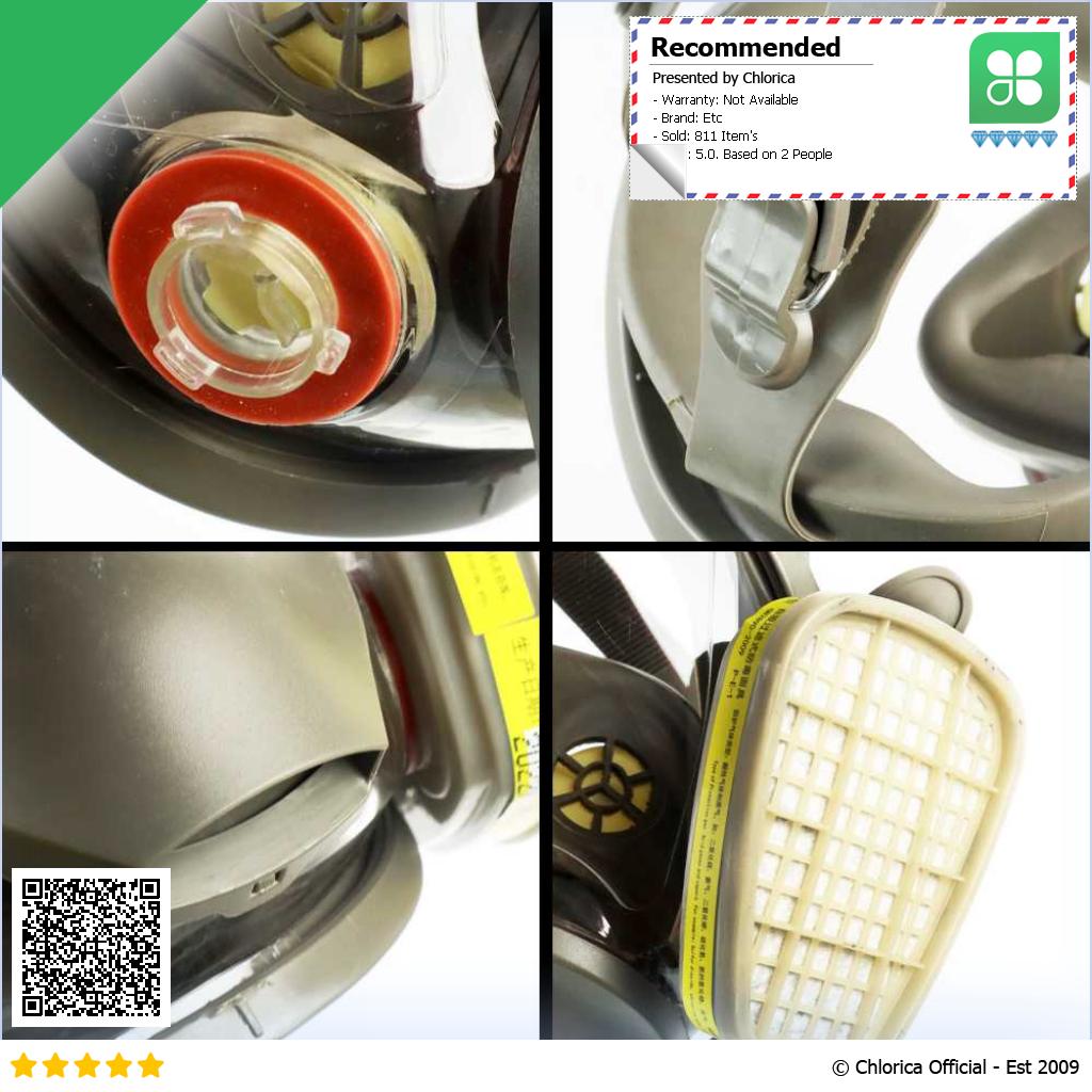 SAFURANCE Masker Gas Respirator Full Face N95 No.7