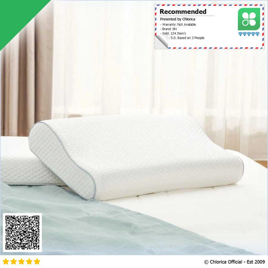 8H Tri curved Memory Foam Slow Rebound Pillow Bantal Tidur H1