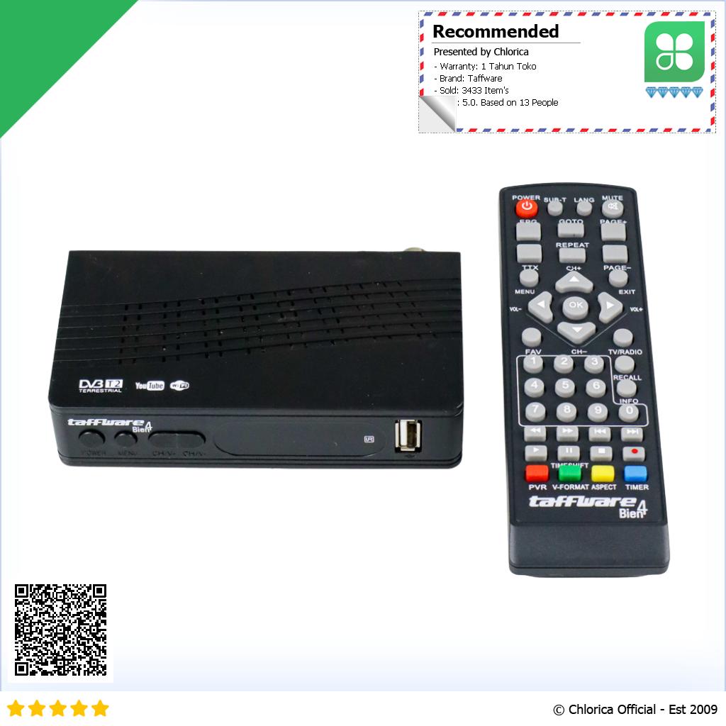 Taffware Bien4 Set Top Box TV Digital H.264 1080P DVB T2