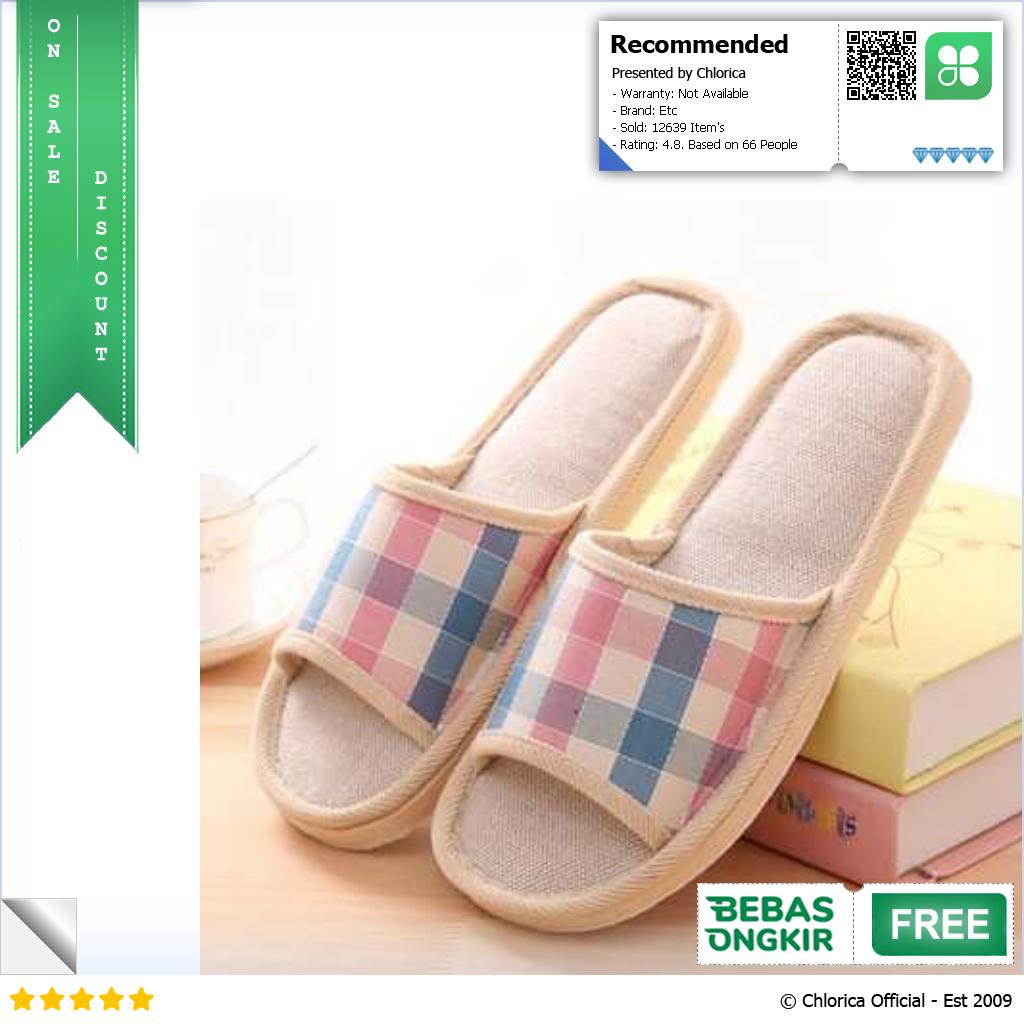 Suihyung Sandal Selop Linen Comfy Indoor Slipper YT3622