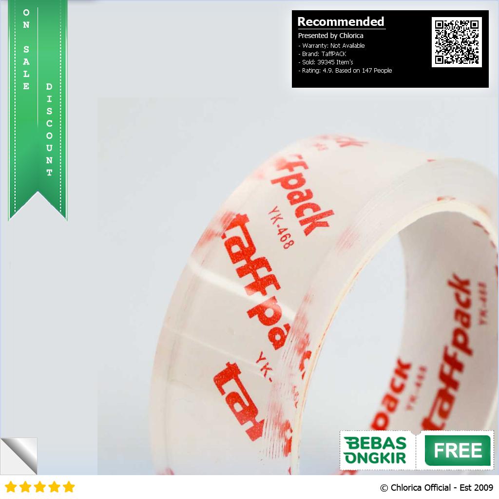 TaffPACK Lakban Waterproof Dapur Kitchen Sink Seal Tape 3M YK 468