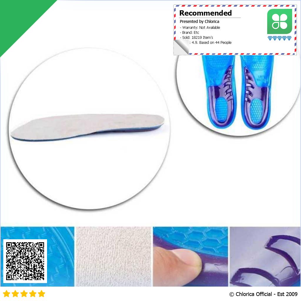 DADIJIER Insole Sepatu Alas Kaki Orthopedic Shock Absorb Gel KYL