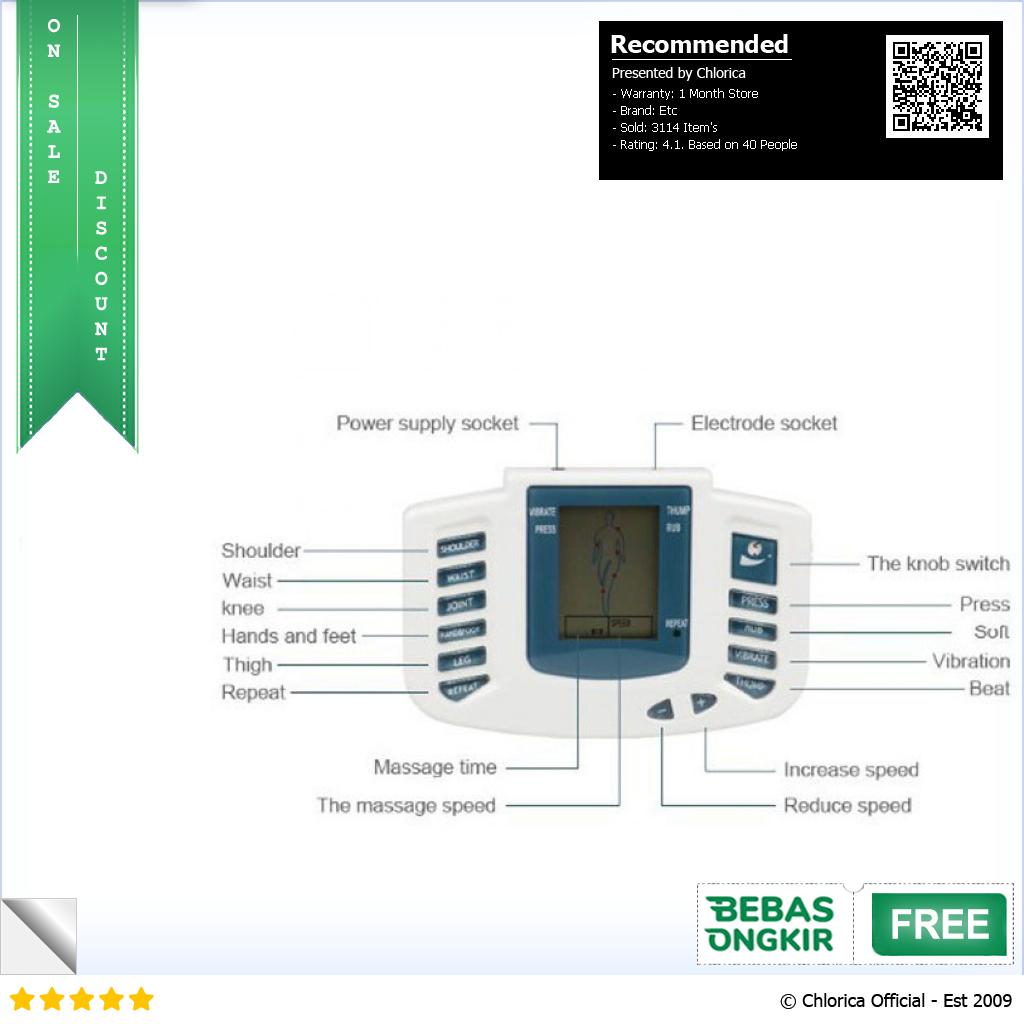 Fovolat Alat Akupuntur Elektronik Pulse Meridian Instrument SY D2 116