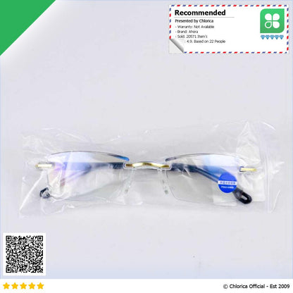 Ahora Kacamata Baca Rabun Dekat Frameless Anti Blue Light Glasses 641