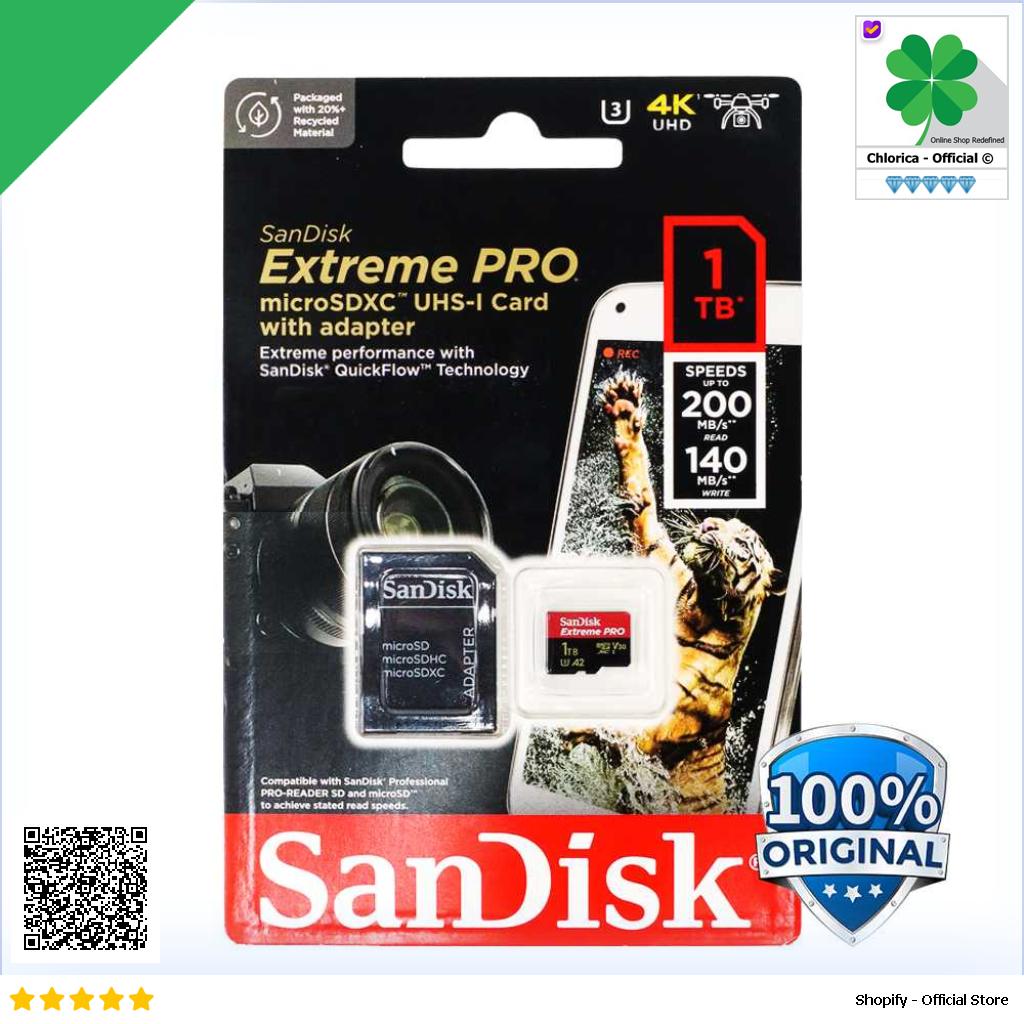 SanDisk Extreme Pro microSDXC UHS I A2 V30 200MB s