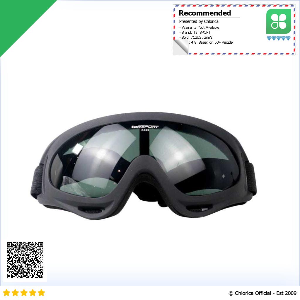 TaffSPORT Kacamata Olahraga Sport Goggles Ski Airsoft Polarized UV400 X400