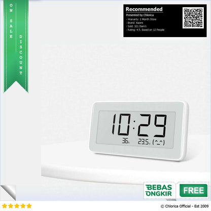 Xiaomi Mijia E Ink Thermometer Hygrometer Sensor Bluetooth LYWSD02MMC