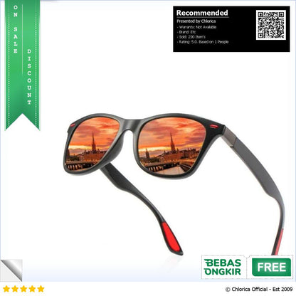 AOFLY Kacamata Pria Wanita Sunglasses Anti Reflective Polarized UV400 AO400