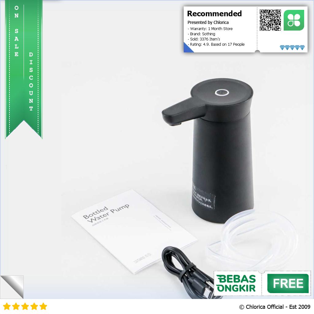 Sothing Dispenser Pompa Galon Air Automatic Pump Rechargeable 2000mAh DSHJ S 2004