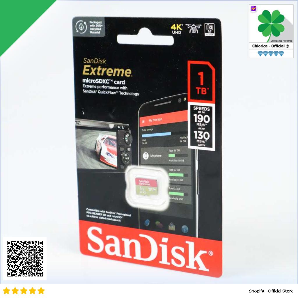 SanDisk Extreme microSDXC V30 A2 U3 170MB s 190MB s