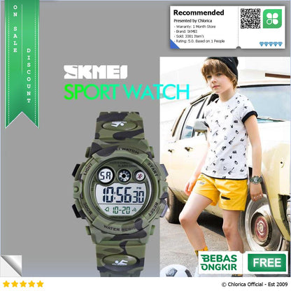 SKMEI Kids Jam Tangan Digital Anak Anti Air 50M 1547