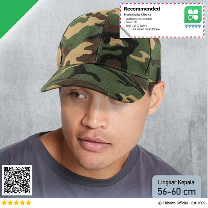 EVRFELAN Topi Baseball Cap Army Camouflage S8R