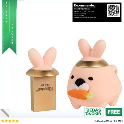 Kingston Limited Edition Year of Rabbit Flashdisk USB 3.2 Gen 1 64GB DTCNY23