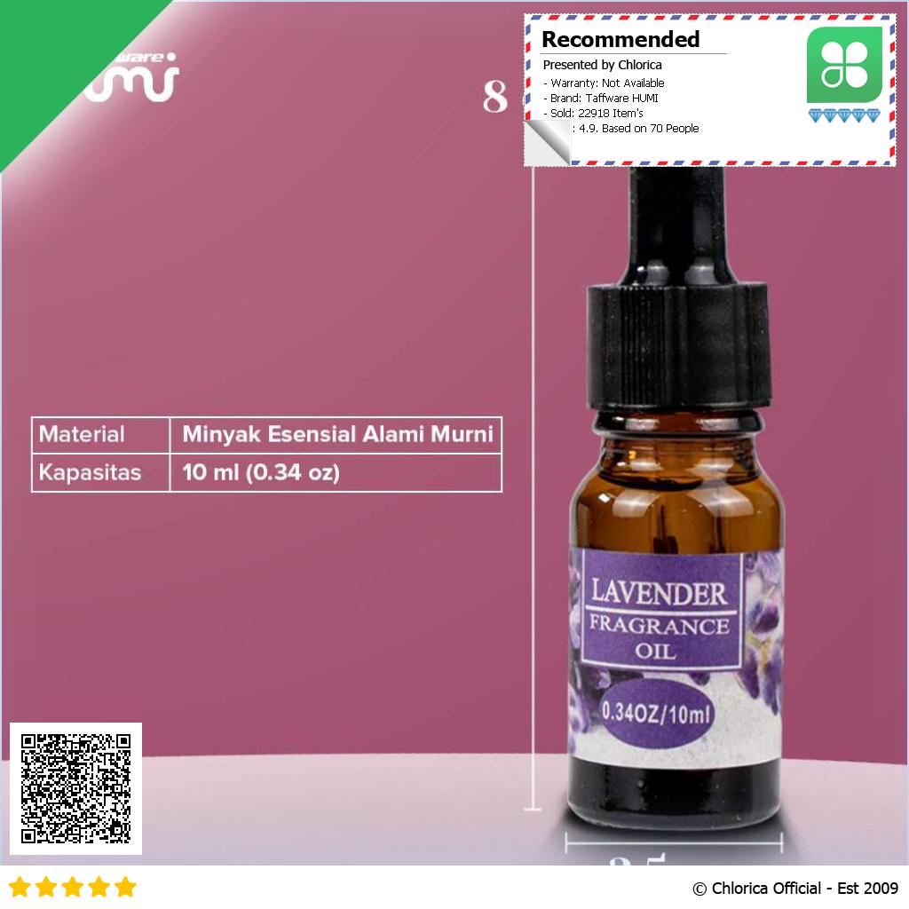 Taffware HUMI Pure Essential Oils Fragrance Minyak Aromatherapy 10ml RH 25