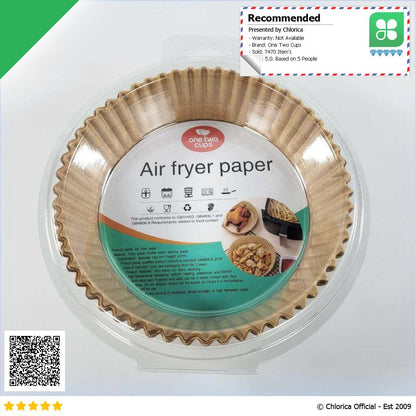 One Two Cups Kertas Minyak Alas Air Fryer Paper Oilproof 16cm 50 PCS XK16