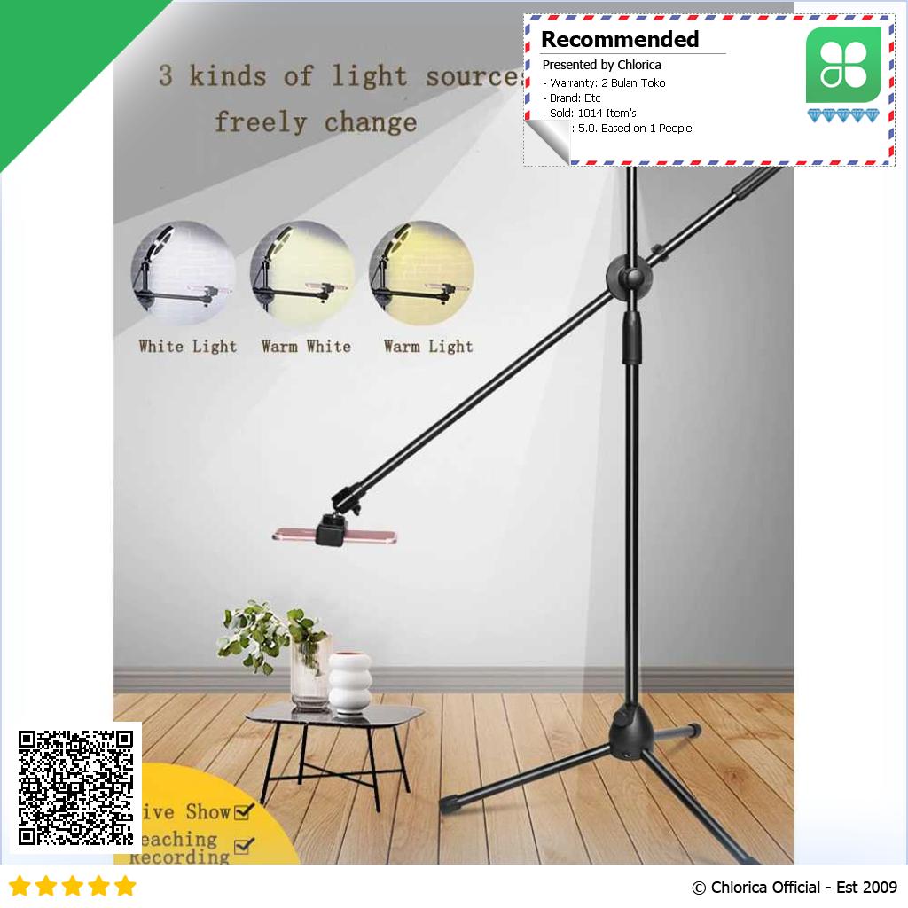 TaffSTUDIO Tripod Stand Holder Smartphone Boom Arm & Ring Light CN 171