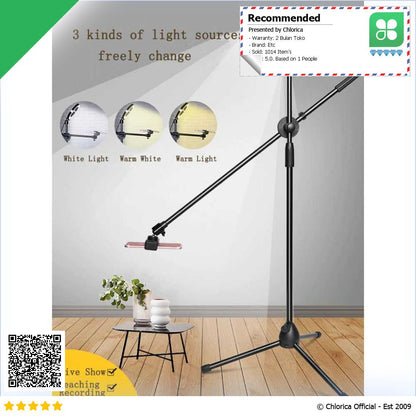 TaffSTUDIO Tripod Stand Holder Smartphone Boom Arm & Ring Light CN 171