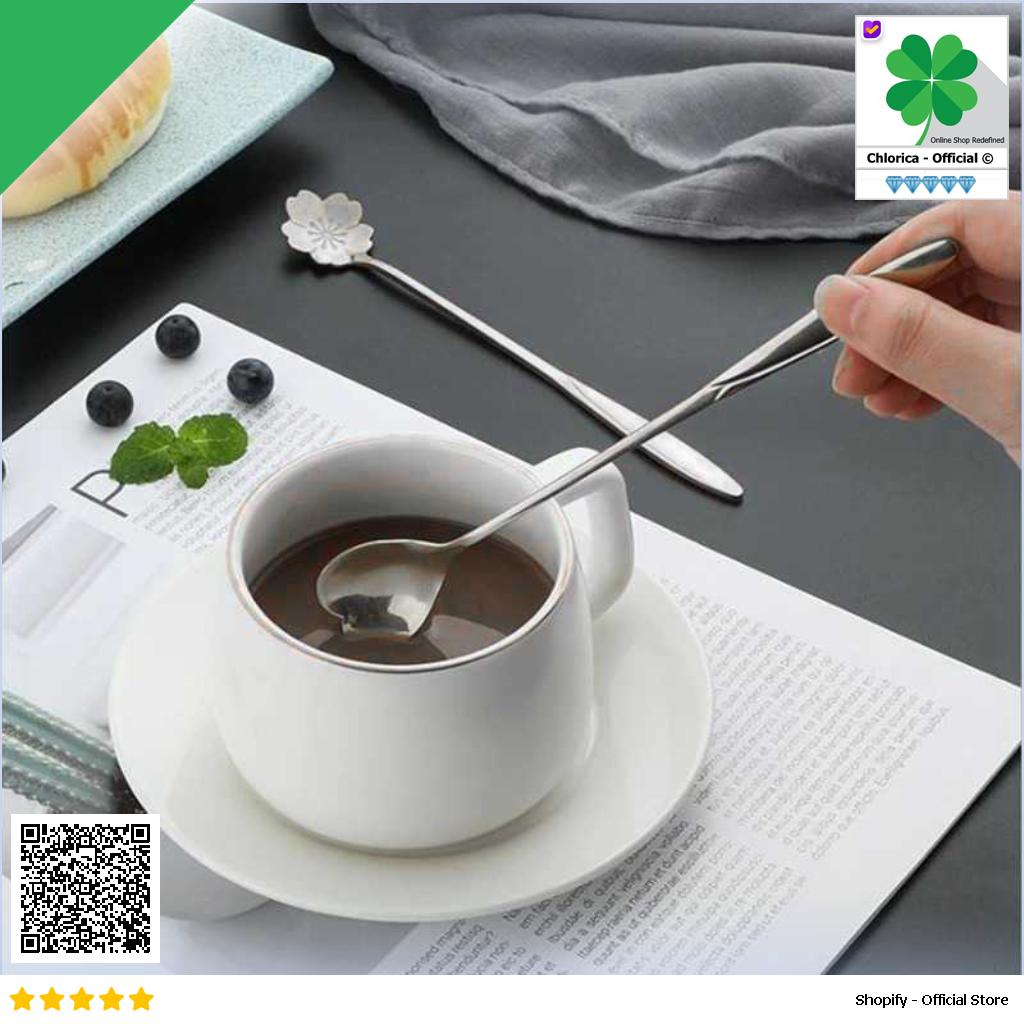 BLEXPRET Sendok Teh Gagang Panjang Long Tea Spoon Stainless Steel TC49