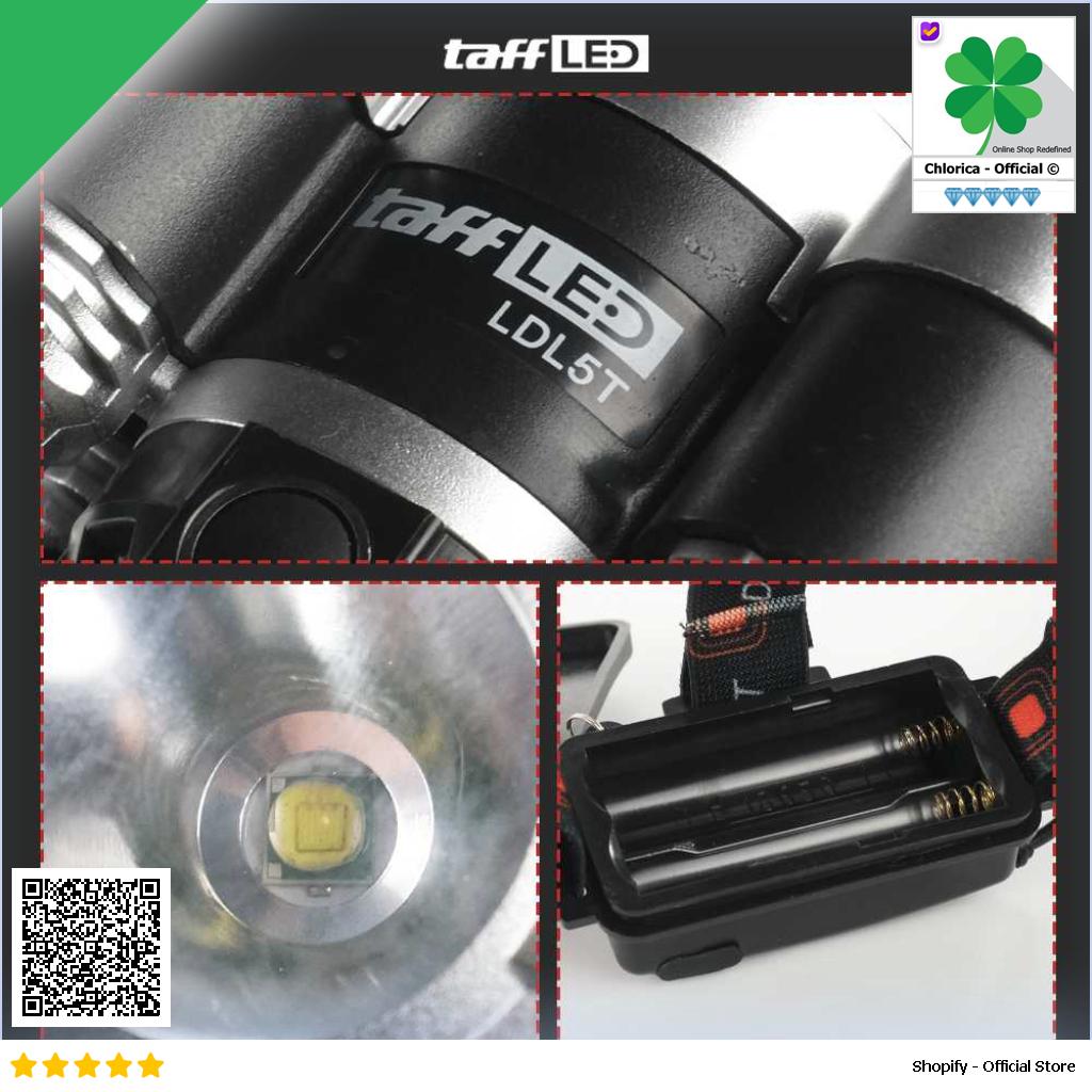 TaffLED Headlamp Cree XM L T6+4XPE 1600 Lumens LDL5T